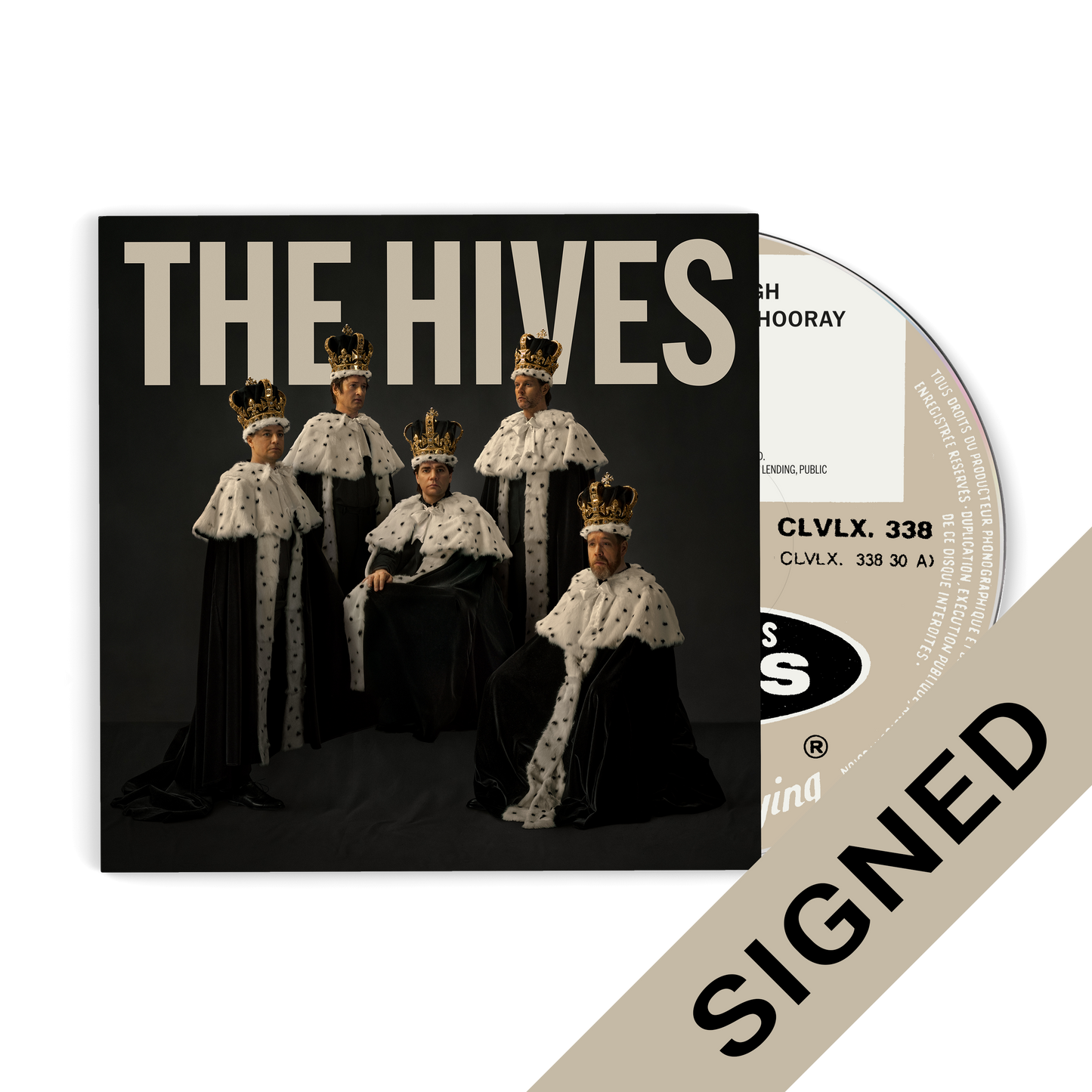 Gold Vinyl Cassette and Signed CD Bundle