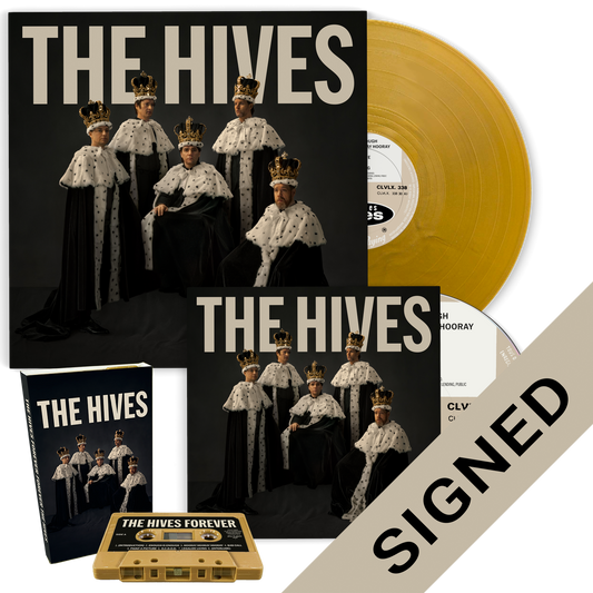 Gold Vinyl Cassette and Signed CD Bundle