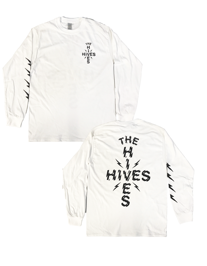 The Hives - Lightning White Longsleeve T-Shirt