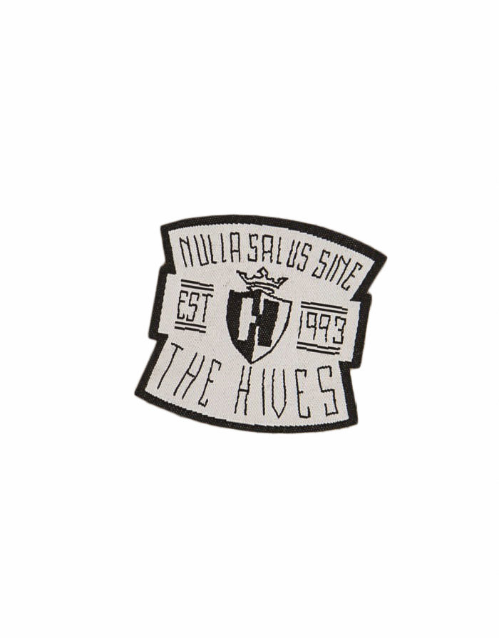 The Hives - Nulla Salus White Handwritten Iron On Patch