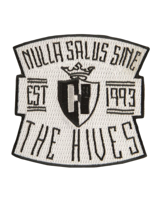 The Hives - Nulla Salus Embroidered Patch (White)