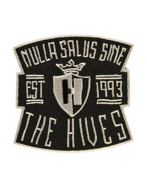 The Hives - Nulla Salus Black Embroidered Patch (Black)