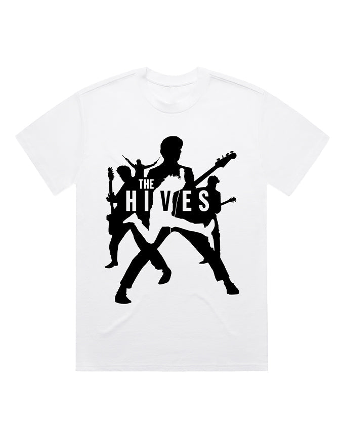 The Hives - Silhouette White Tee