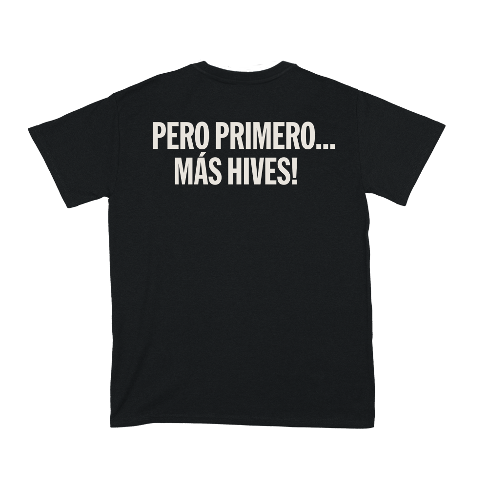 PERO PRIMERO MÁS HIVES BLACK - T-SHIRT