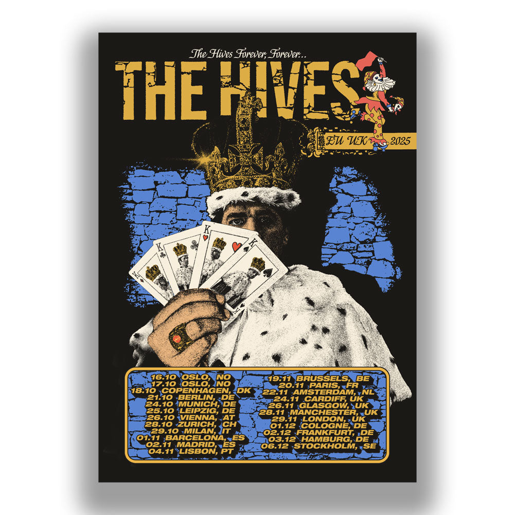 The Hives 2025 UK and EU Poster