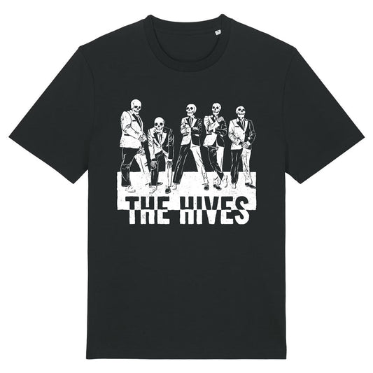 THE HIVES B&W SOLOHETTE SKULLS TEE