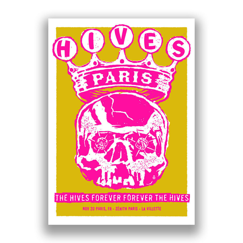 THE HIVES PARIS POSTER