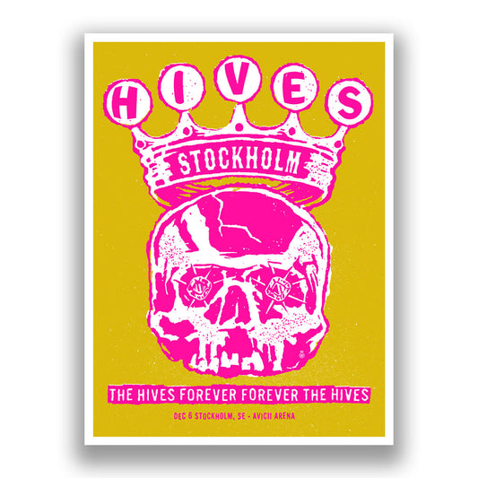 THE HIVES STOCKHOLM POSTER